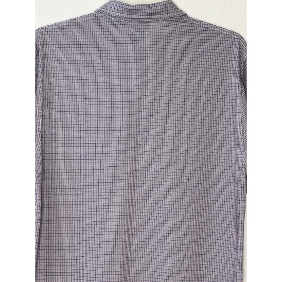 Dunning Golf Shirt Polo Sz L 100% Polyester Long (34”) Easy Care - Picture 6 of 7